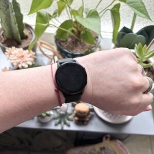Black Samsung Galaxy Watch Active